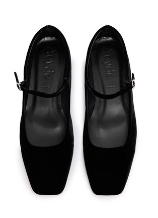 细节 - 点击放大 - AEYDE - UMA 天鹅绒玛丽珍平底鞋