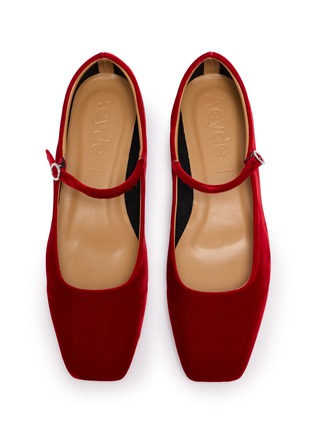 细节 - 点击放大 - AEYDE - UMA 天鹅绒玛丽珍平底鞋