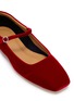 细节 - 点击放大 - AEYDE - UMA 天鹅绒玛丽珍平底鞋