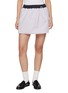 首图 - 点击放大 - MARDI MERCREDI - Contrast Waistband Striped Mini Skirt