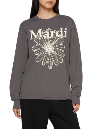 首图 - 点击放大 - MARDI MERCREDI - Flower Blossom Graphic Crewneck Cotton T-Shirt