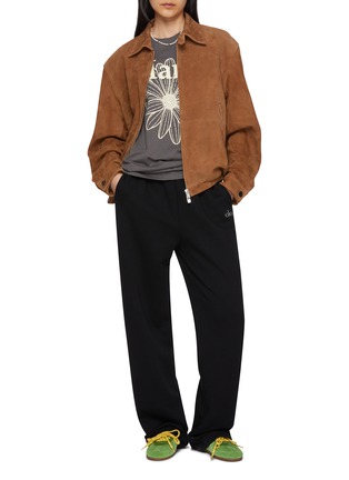 模特儿示范图 - 点击放大 - MARDI MERCREDI - Flower Blossom Graphic Crewneck Cotton T-Shirt