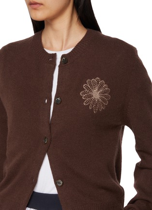  - MARDI MERCREDI - Stitched Flower Knit Cardigan