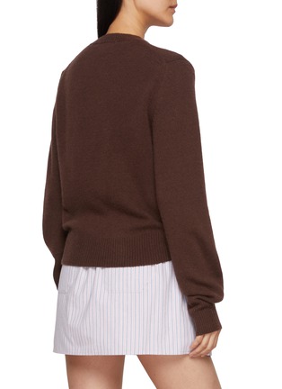 背面 - 点击放大 - MARDI MERCREDI - Stitched Flower Knit Cardigan