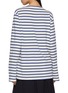 背面 - 点击放大 - MARDI MERCREDI - Striped Floral Print Cotton T-Shirt