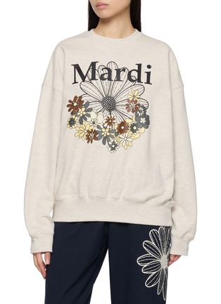首图 - 点击放大 - MARDI MERCREDI - Floral Graphic Cotton Sweatshirt