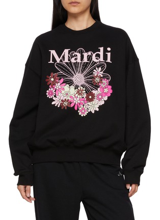首图 - 点击放大 - MARDI MERCREDI - Flower Blossom Graphic Crewneck Cotton T-Shirt