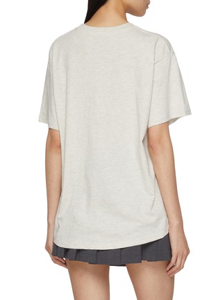 背面 - 点击放大 - MARDI MERCREDI - Striped Floral Print Cotton T-Shirt