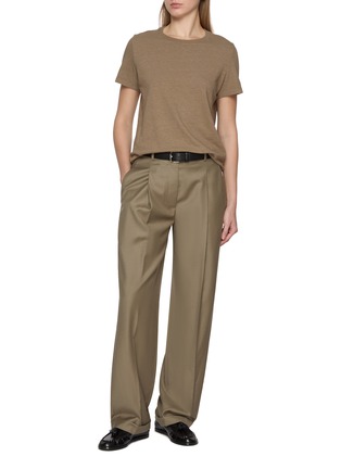 模特儿示范图 - 点击放大 - THE ROW - WESLER 纯棉 T 恤