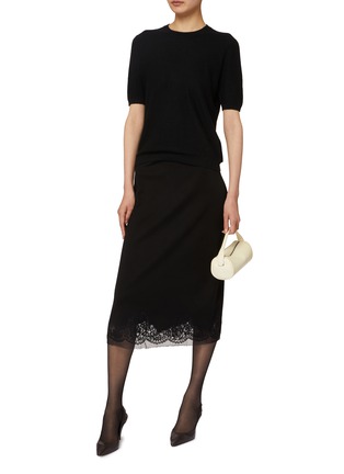 模特儿示范图 - 点击放大 - THE ROW - MARIKA 圆领针织衫