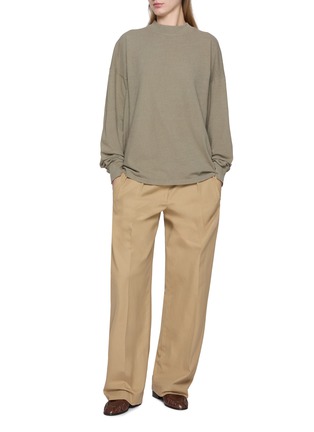 模特儿示范图 - 点击放大 - THE ROW - RAVEENA 纯棉上衣