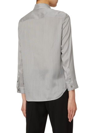 背面 - 点击放大 - THE ROW - PETRA 真丝条纹衬衫