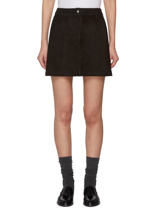 首图 - 点击放大 - NOTHING WRITTEN - Rona Suede Mini Skirt