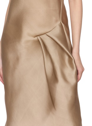  - GIA STUDIOS - GALA 真丝褶裥连衣裙