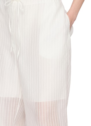  - GIA STUDIOS - NAN 条纹半透视长裤