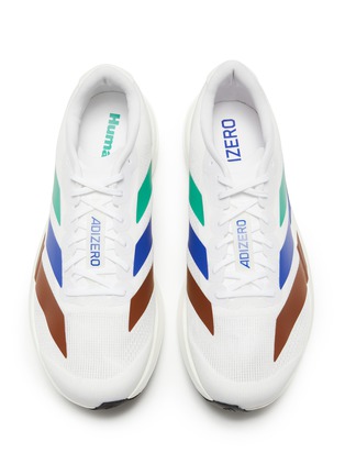 模特儿示范图 - 点击放大 - ADIDAS - X HUMANRACE 男款 ADIZERO EVO SL 系带运动鞋