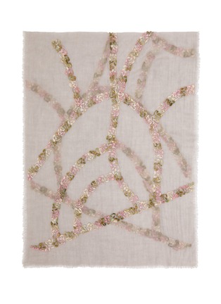 首图 - 点击放大 - LANE’S - Embroidered Wool Shawl