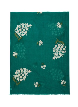首图 - 点击放大 - LANE’S - Embroidered Wool Shawl