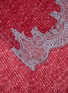 细节 - 点击放大 - LANE’S - Lace Trim Wool Silk Shawl