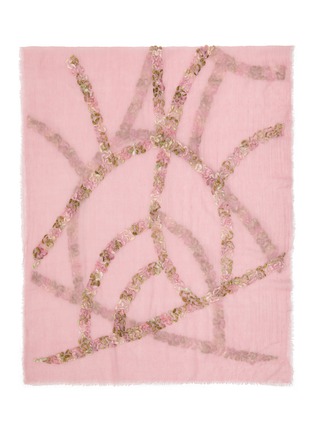 首图 - 点击放大 - LANE’S - Embroidered Wool Shawl