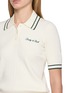  - SPORTY & RICH - 绞花针织短袖 POLO 衫