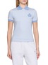 首图 - 点击放大 - SPORTY & RICH - 刺绣条纹短袖 POLO 衫