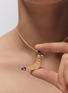 细节 - 点击放大 - MARIE LICHTENBERG - Karma 18K Gold Lapis Pendant