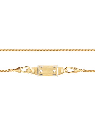 细节 - 点击放大 - MARIE LICHTENBERG - Star Baby Locket 18K Gold Necklace