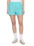 首图 - 点击放大 - SPORTY & RICH - NY Crest Striped Poplin Mini Boxer Shorts