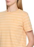  - SPORTY & RICH - NY Crest Striped Crewneck T-shirt