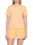 首图 - 点击放大 - SPORTY & RICH - NY Crest Striped Crewneck T-shirt