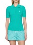 首图 - 点击放大 - SPORTY & RICH - SRC Ribbed Knit Polo Shirt