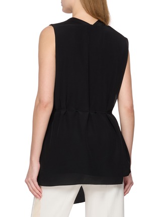 背面 - 点击放大 - SHARON WAUCHOB - Beause Asymmetric Draped Top