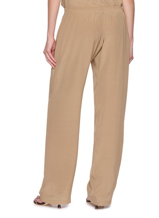 背面 - 点击放大 - SHARON WAUCHOB - Tuileries Elasticated Drawstring Waist Silk Pants