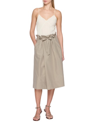 模特儿示范图 - 点击放大 - SHARON WAUCHOB - 褶裥吊带上衣