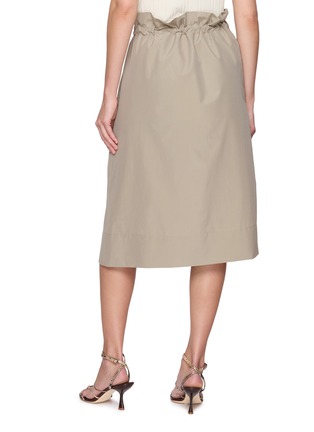 背面 - 点击放大 - SHARON WAUCHOB - 抽绳褶裥长款半裙