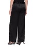 背面 - 点击放大 - SHARON WAUCHOB - Malia Drawstring Fringed Satin Pants