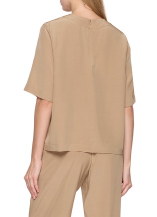 背面 - 点击放大 - SHARON WAUCHOB - Louis Silk T-Shirt