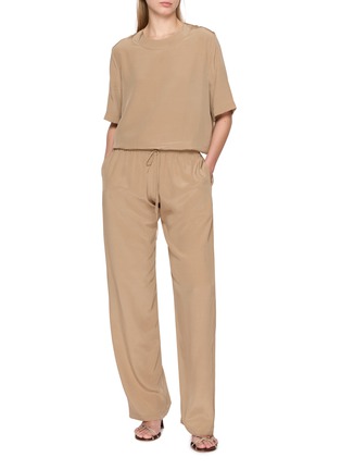 模特儿示范图 - 点击放大 - SHARON WAUCHOB - Louis Silk T-Shirt