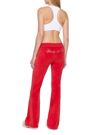 背面 - 点击放大 - SPORTY & RICH - Signature Logo Krystal Sweatpants