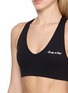  - SPORTY & RICH - Signature Logo V-neck Athletic Bra