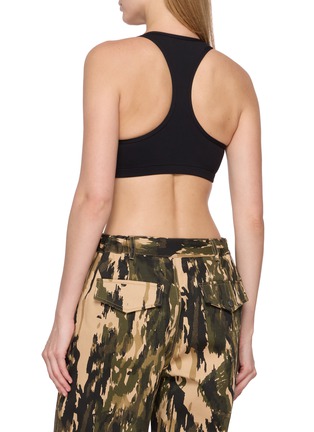 背面 - 点击放大 - SPORTY & RICH - Signature Logo V-neck Athletic Bra