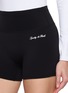  - SPORTY & RICH - Signature Logo Mini Biker Shorts