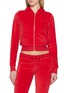 首图 - 点击放大 - SPORTY & RICH - Signature Logo Krystal Zip-up Hoodie