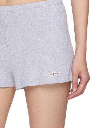  - SPORTY & RICH - LOGO 饰松紧腰短裤