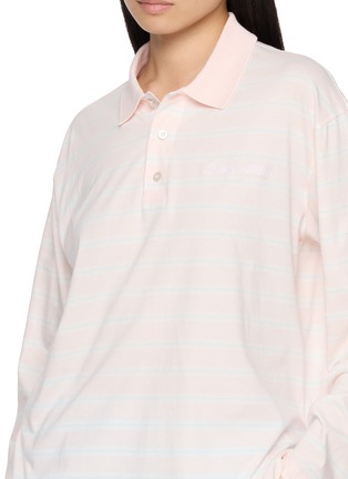  - SPORTY & RICH - 条纹长袖 POLO 衫