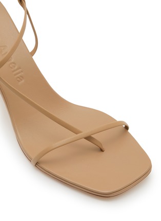 细节 - 点击放大 - STUDIO AMELIA - 70 Cross Front Leather Sandals