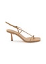 首图 - 点击放大 - STUDIO AMELIA - 70 Cross Front Leather Sandals