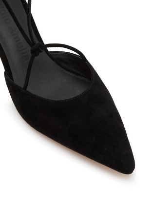 细节 - 点击放大 - STUDIO AMELIA - Odessa 50 Suede Mule Pumps