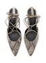 细节 - 点击放大 - STUDIO AMELIA - 50 Odessa Leather Mule Pumps